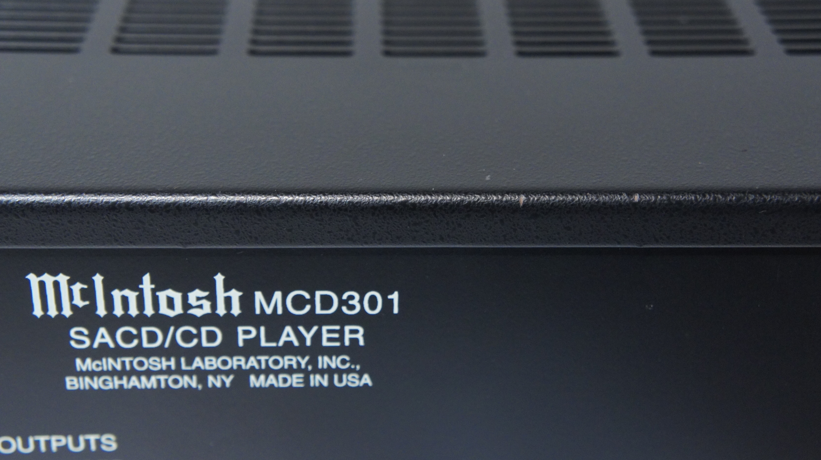 Mcintosh マッキントッシュ MCD-301 SACDプレーヤー｜CAVIN 大阪屋