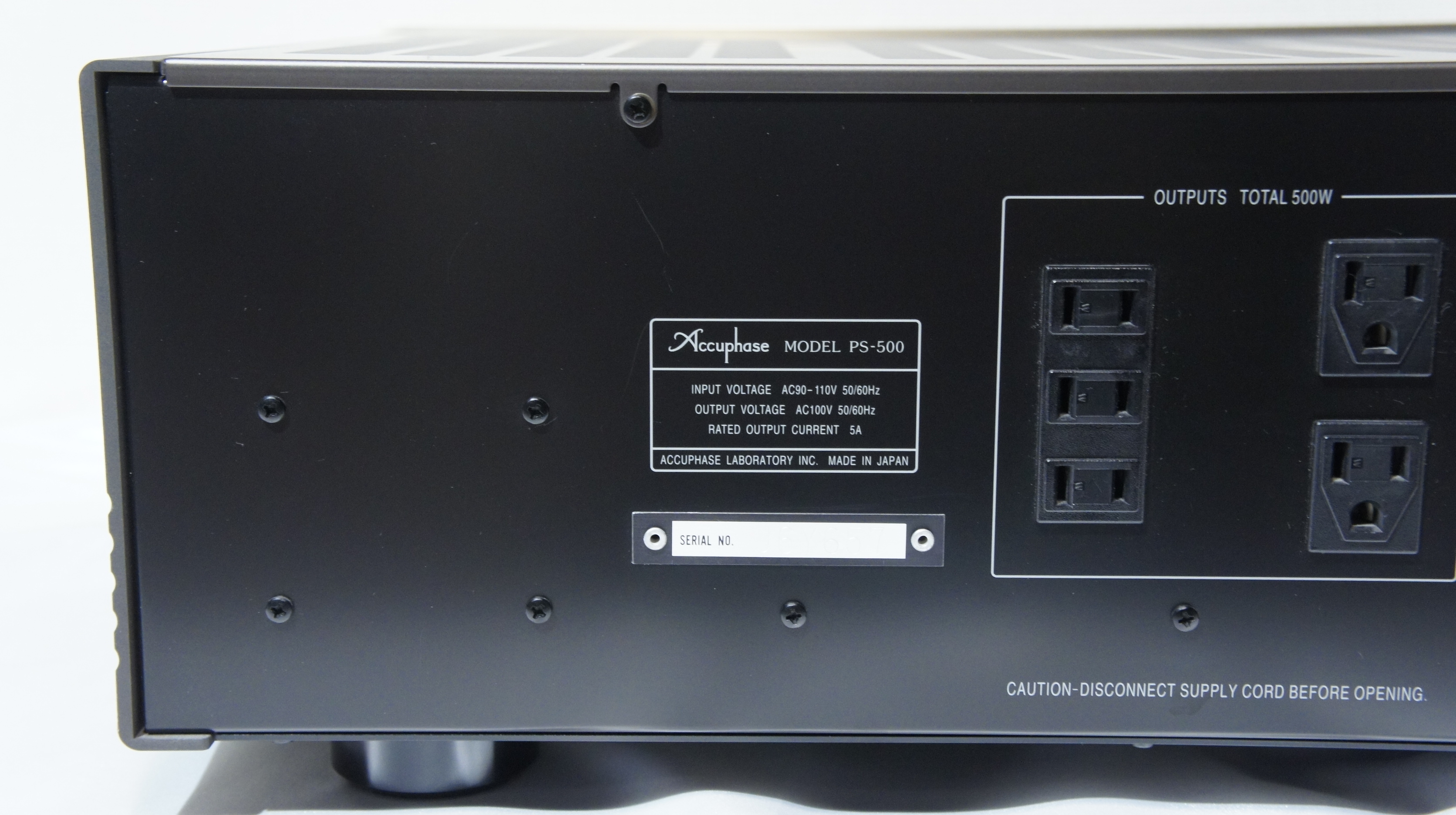 Accuphase アキュフェーズ PS-500 クリーンパワーサプライ｜CAVIN 大阪 ...